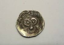 Удельная монета Рязанка надчекан